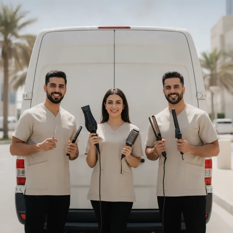 Luxury Hair Salon team in Al Sajaah